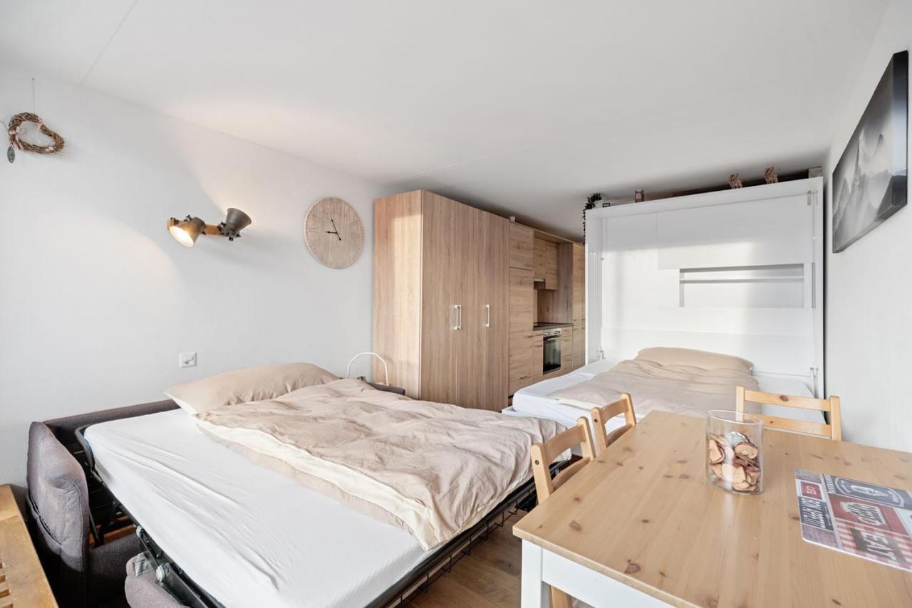Chaleureux Studio A Anzere, Accessible A Ski, Proche De Tout מראה חיצוני תמונה