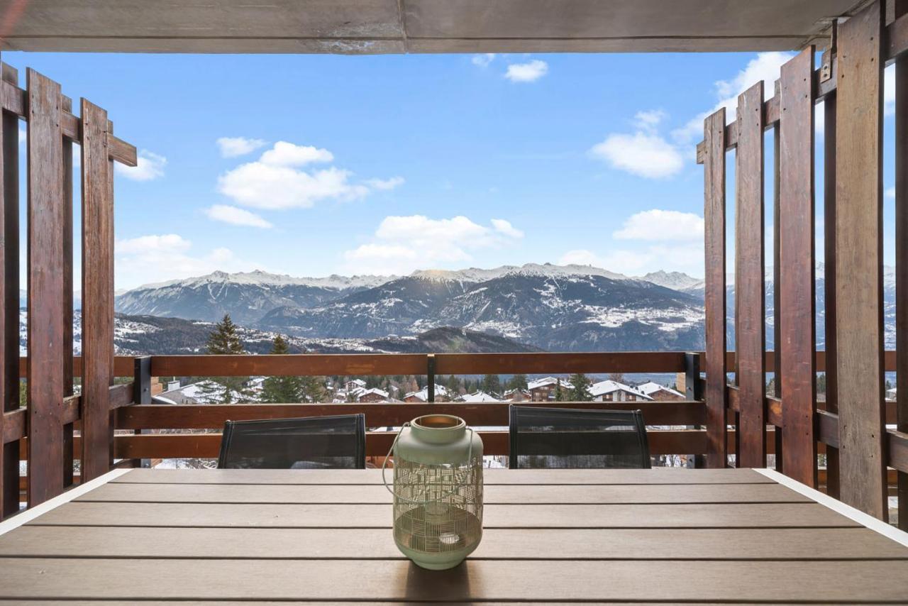 Chaleureux Studio A Anzere, Accessible A Ski, Proche De Tout מראה חיצוני תמונה